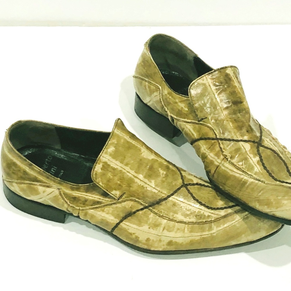 Roberto Guerrini Brown Shoes Sz US 9 EUR 42.5